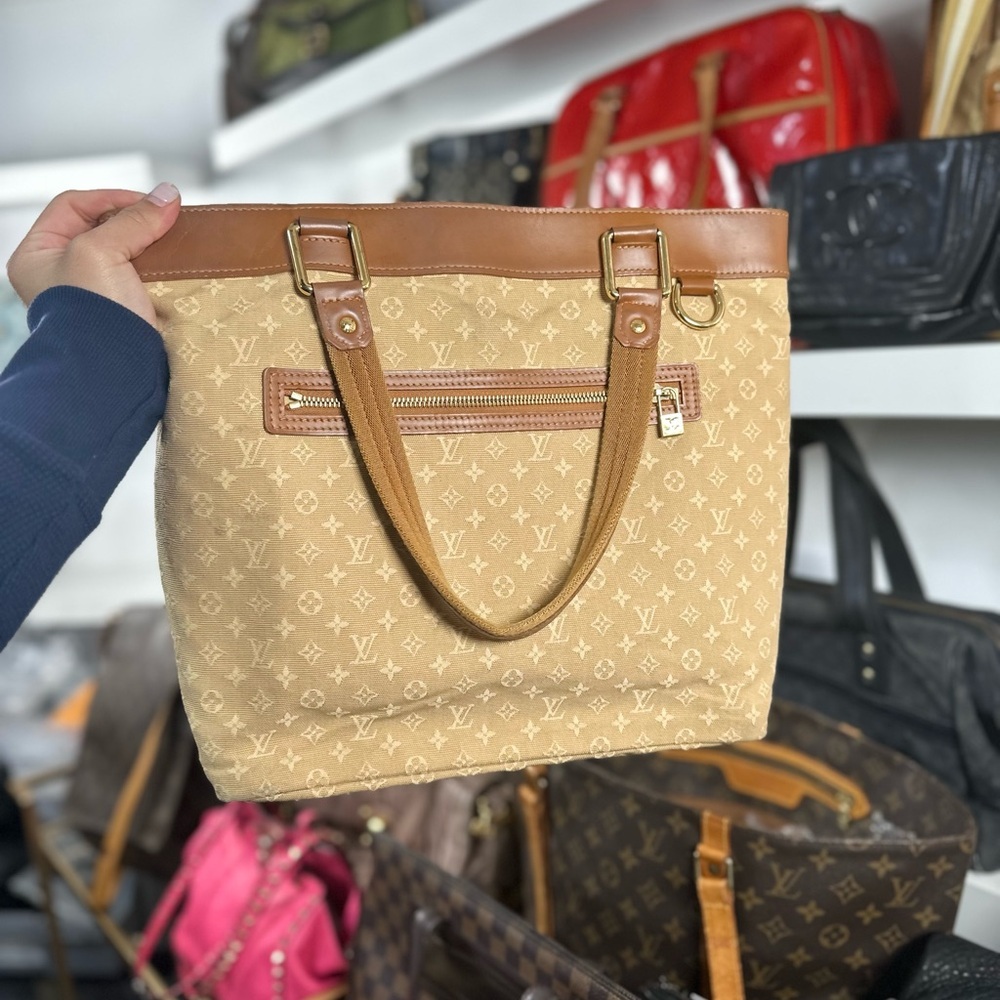 LV Denim Tote Bag